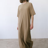 The Goddess Dress in Gold Lame
