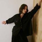 The Big Shirt in Black