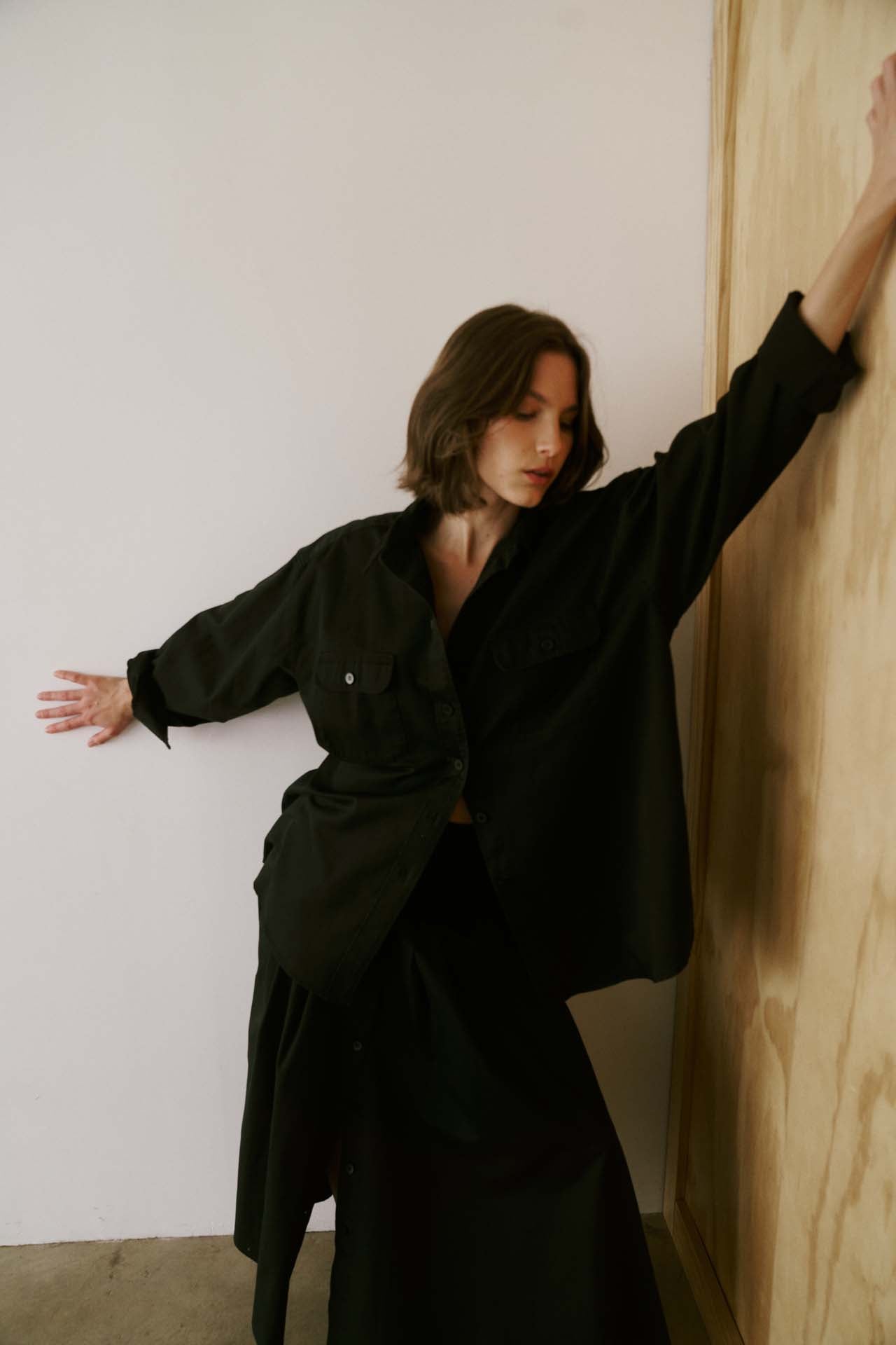 The Big Shirt in Black