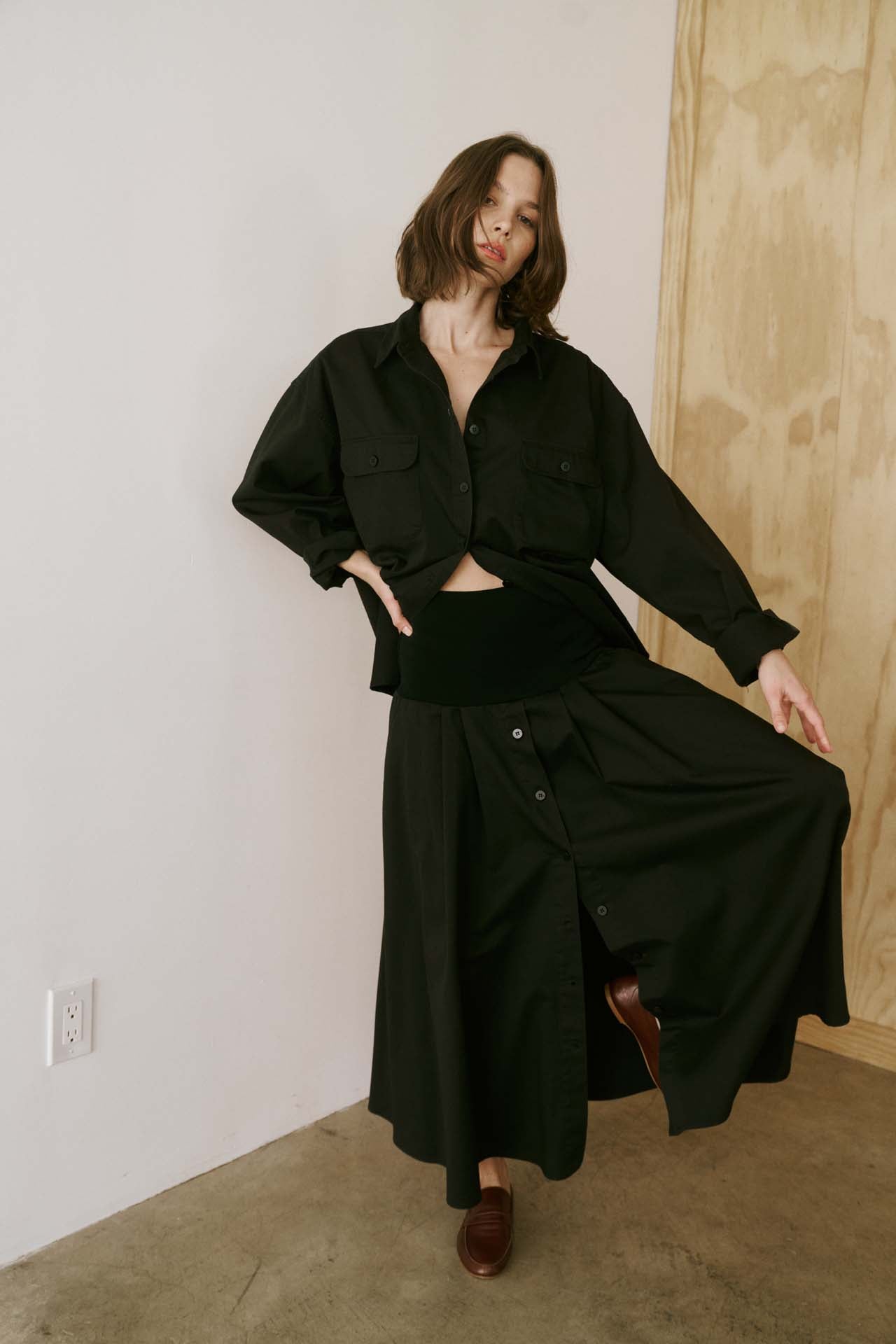The Big Shirt in Black