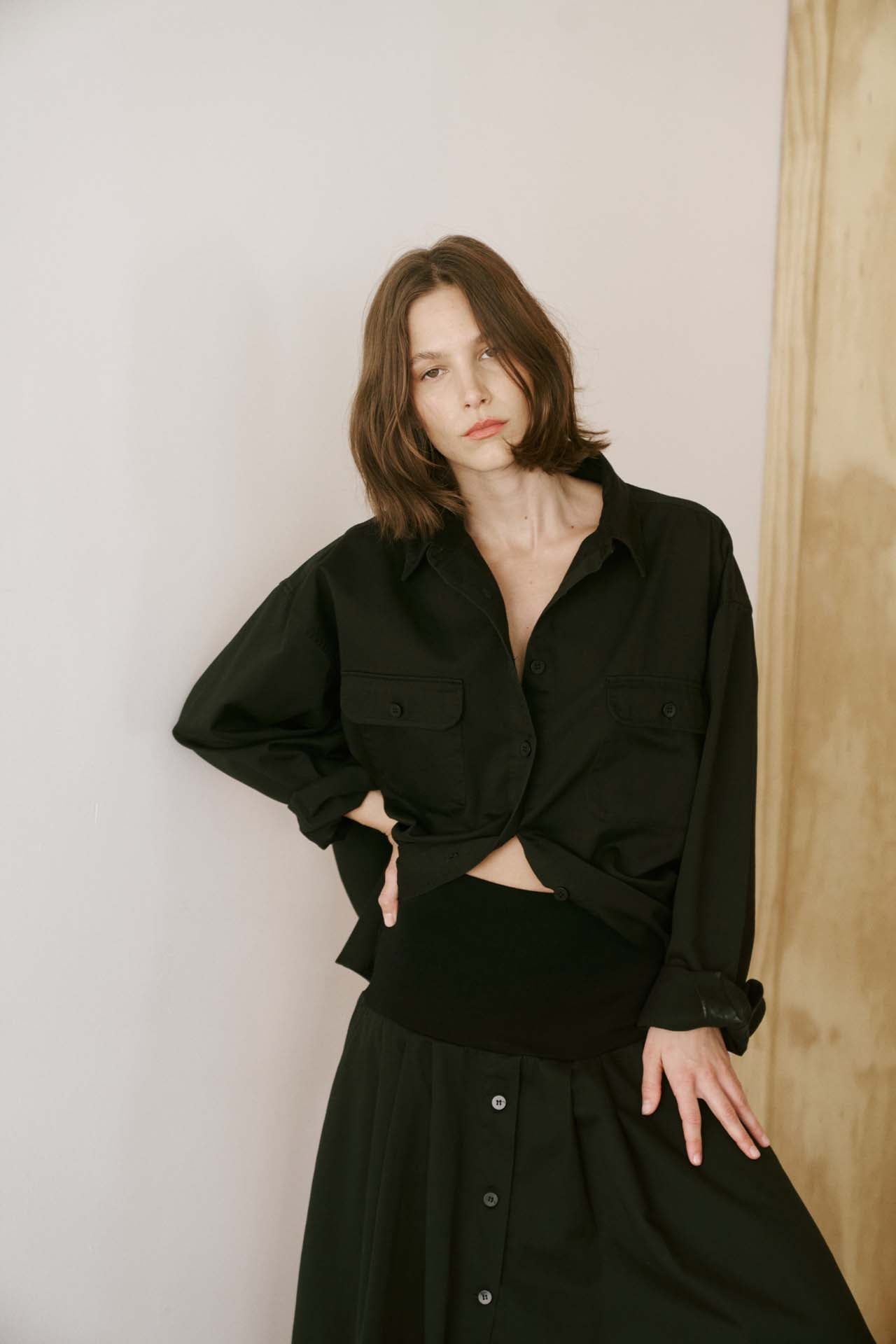 The Big Shirt in Black