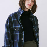 The Big Shirt Flannel in Blues