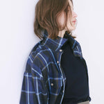 The Big Shirt Flannel in Blues