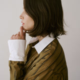 The Crosby Shirt in Goldenrod Stripe