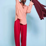 The Tapered Trouser in Red
