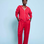 The Tapered Trouser in Red
