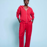 The Tapered Trouser in Red