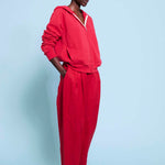 The Bird Hoodie in Red