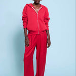 The Bird Hoodie in Red