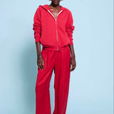 The Bird Hoodie in Red