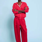 The Tapered Trouser in Red
