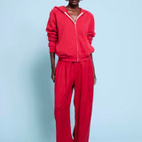 The Bird Hoodie in Red