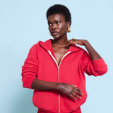 The Bird Hoodie in Red