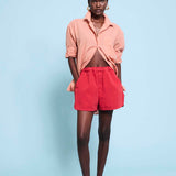 The Track Short in Red