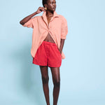 The Track Short in Red