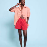 The Track Short in Red