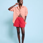 The Cotton Essential Shirt in Dusty Peach