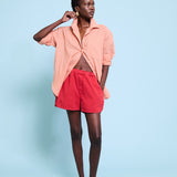 The Cotton Essential Shirt in Dusty Peach