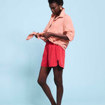 The Track Short in Red