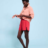 The Track Short in Red