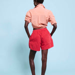 The Track Short in Red