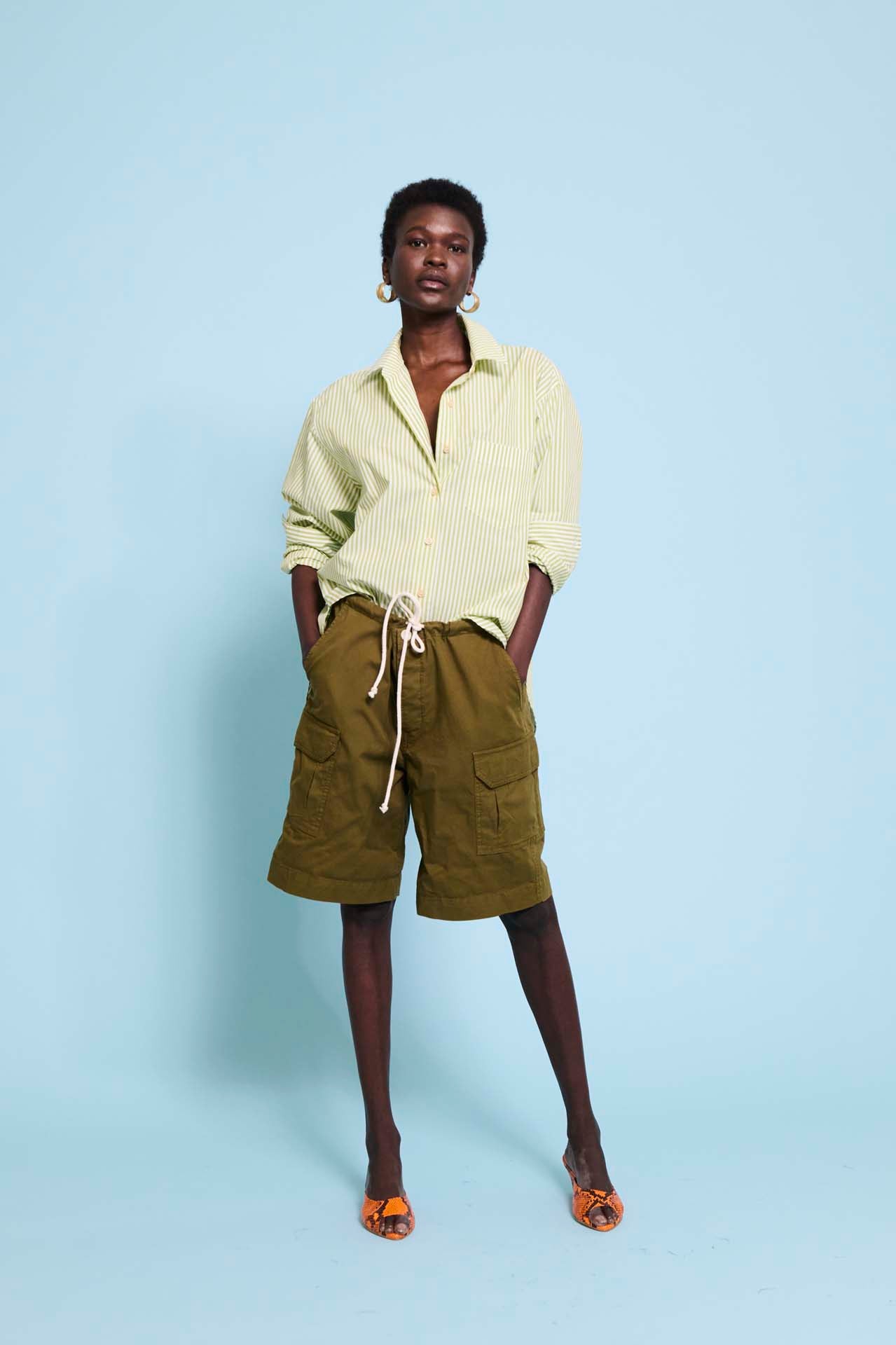 The Rope Tie Cargo Short in Khaki