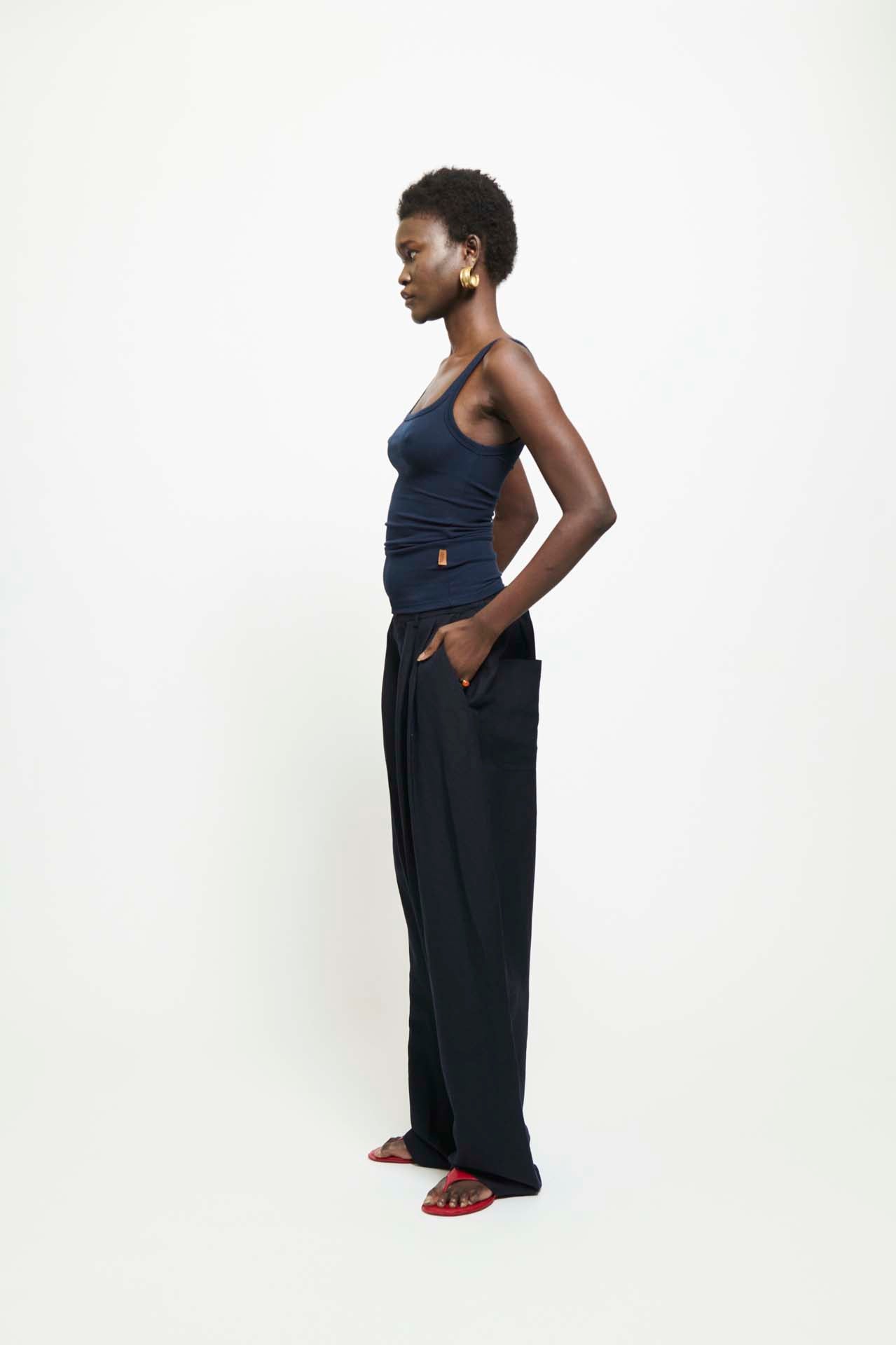 The Tapered Trouser in Navy