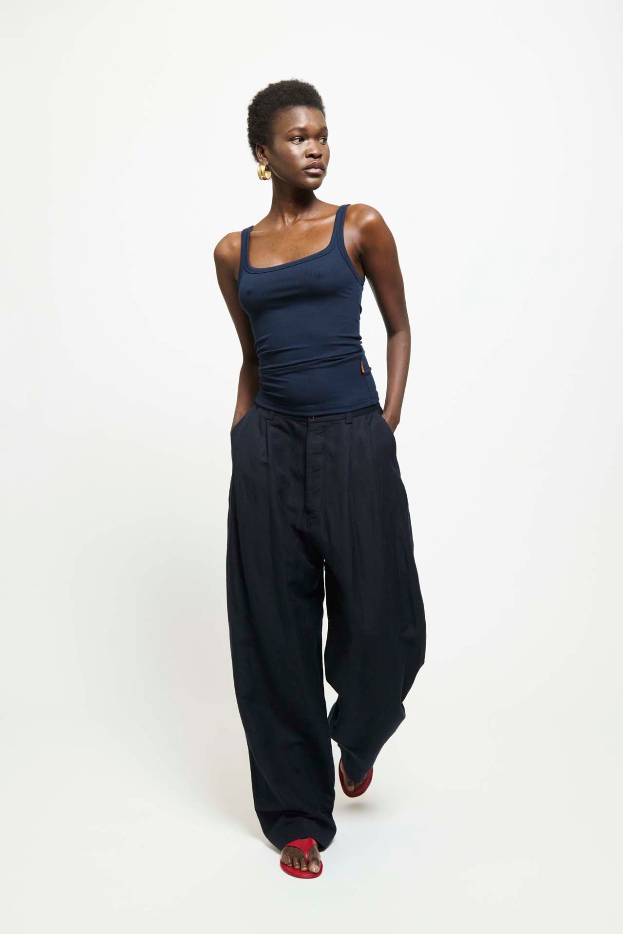 The Tapered Trouser in Navy
