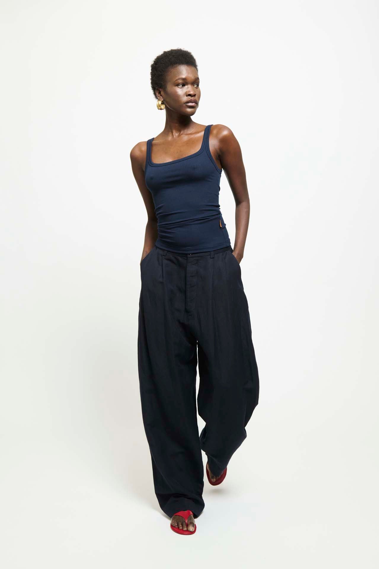 The Tapered Trouser in Navy