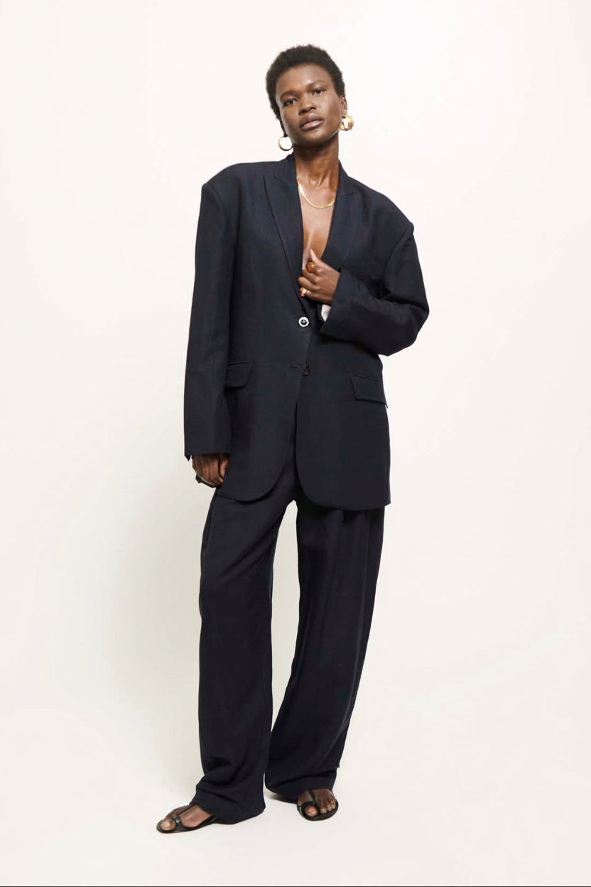 Linen Oversized Blazer