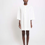The Caftan Mini Dress in White