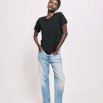 The Chameleon Tee in Black
