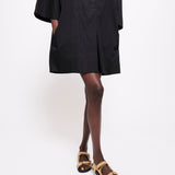 The Caftan Mini Dress in Black