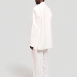 The Waist Tape Trouser in White