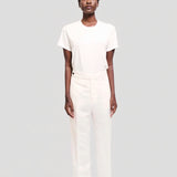 The Waist Tape Trouser in White