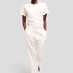 The Waist Tape Trouser in White