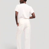 The Waist Tape Trouser in White