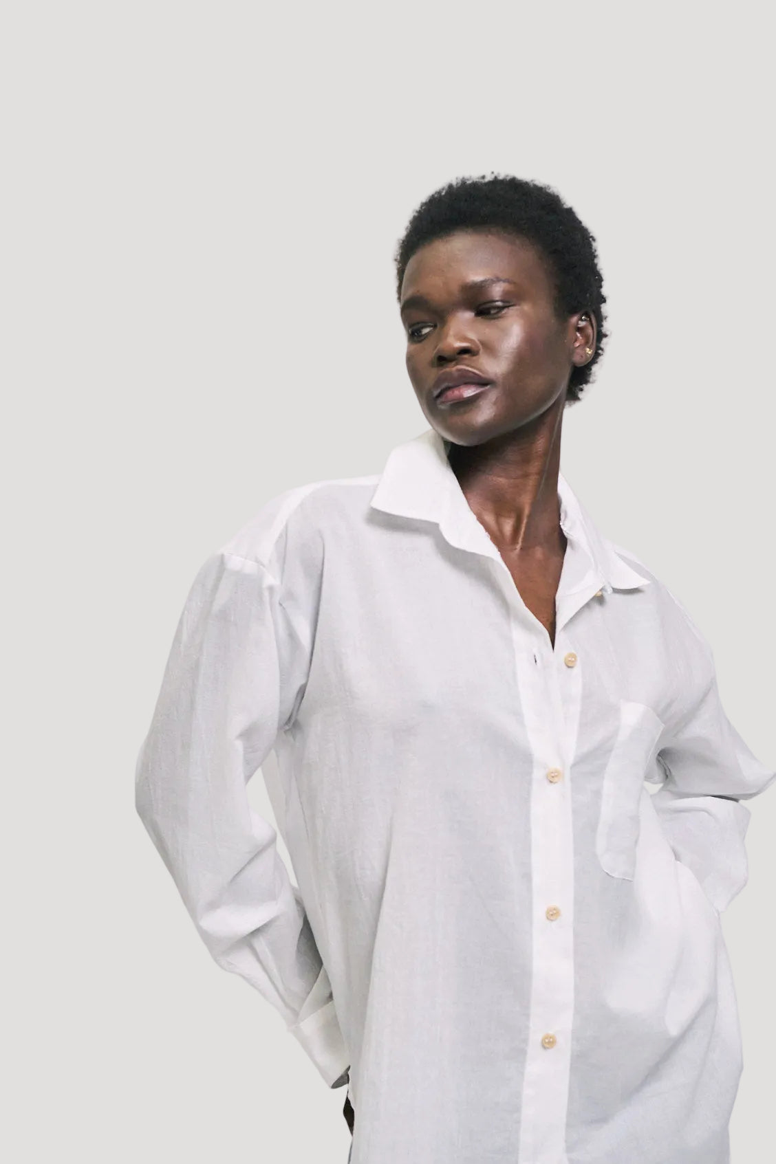 The Cotton Essential Shirt in White