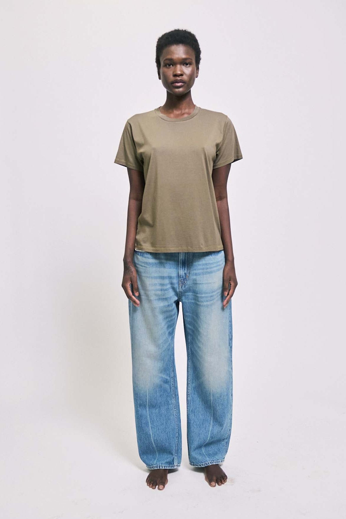 The Crop Loose in Deep Blue