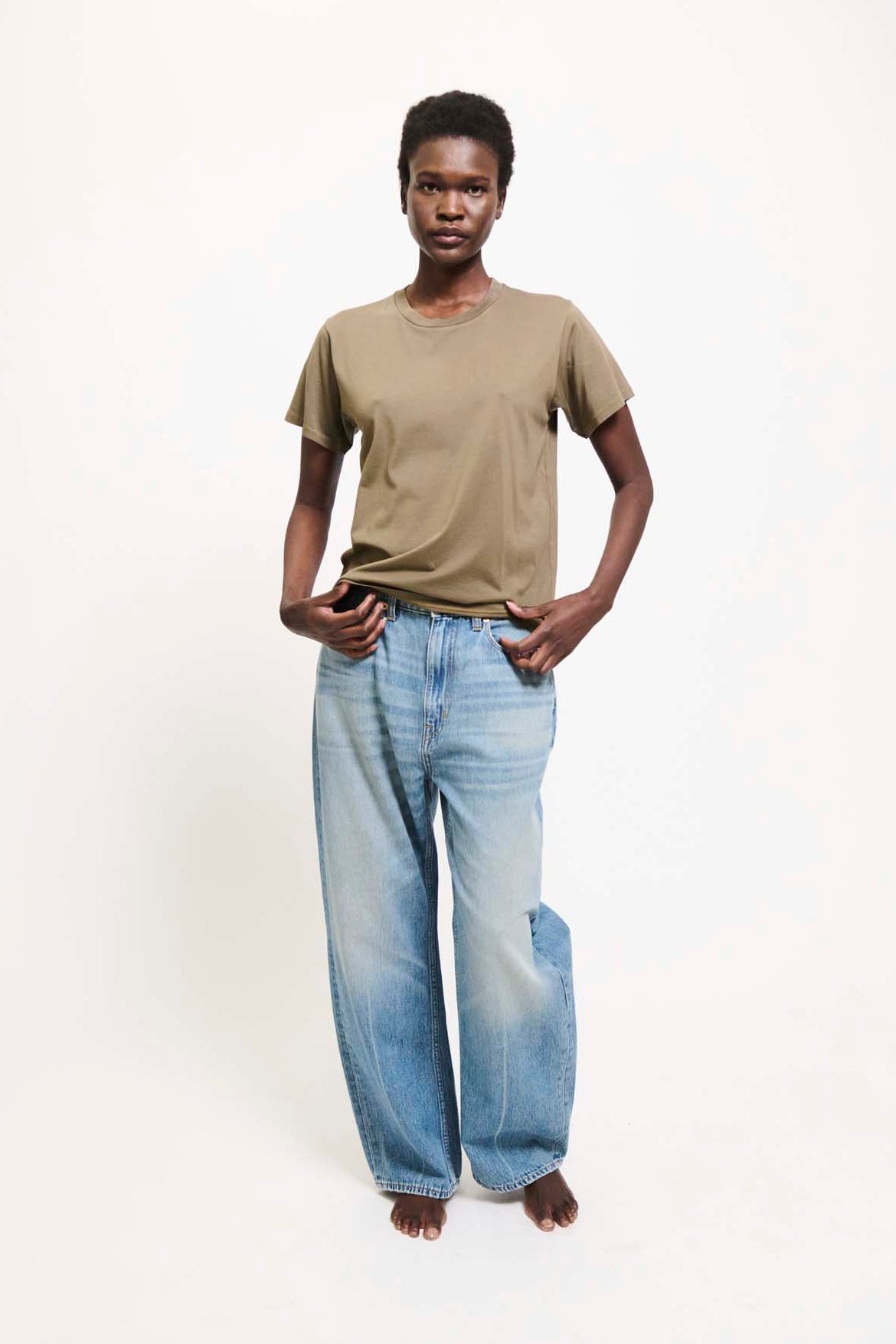 The Chameleon Tee in Loden