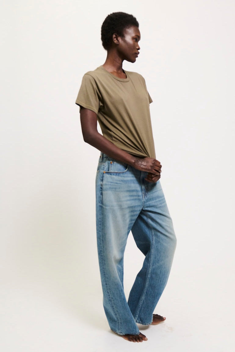 The Crop Loose in Deep Blue