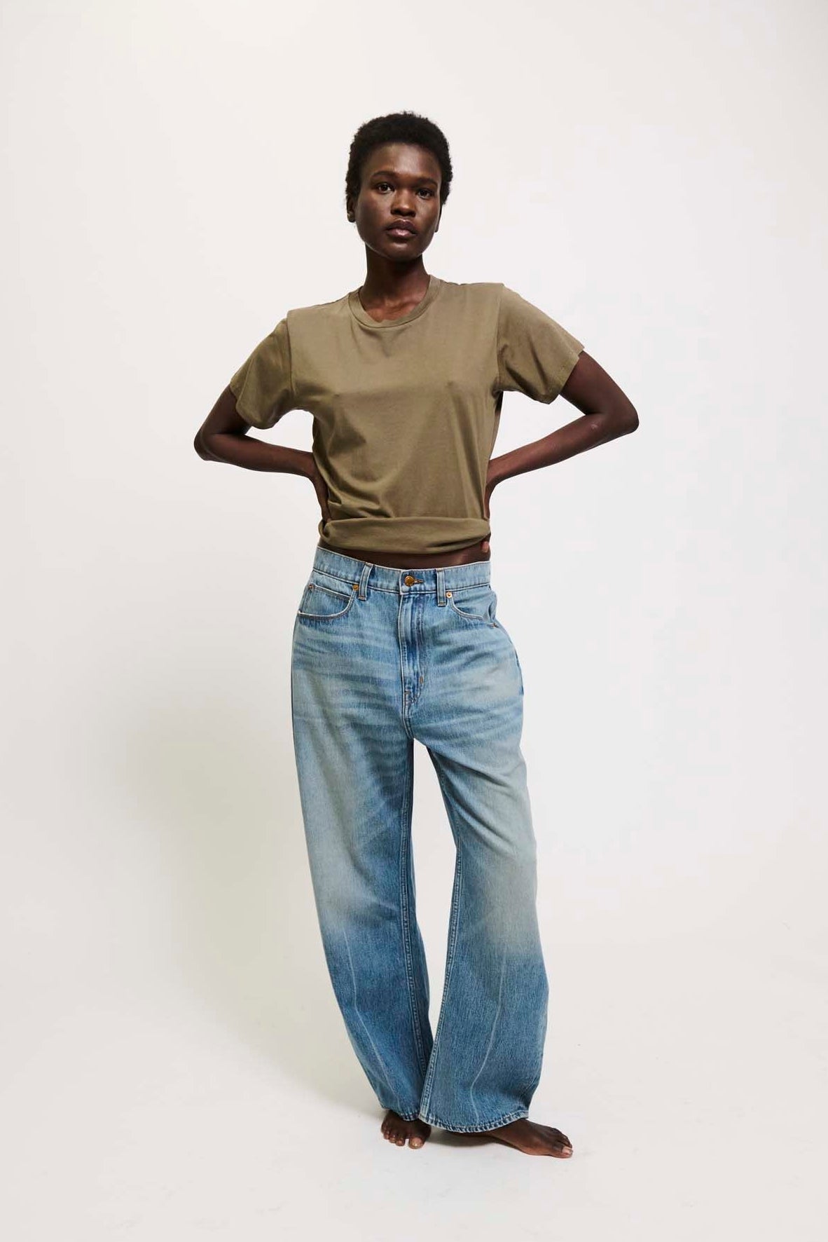 The Chameleon Tee in Loden