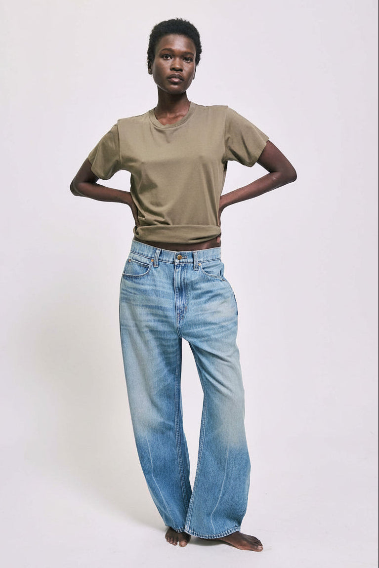 The Crop Loose in Deep Blue
