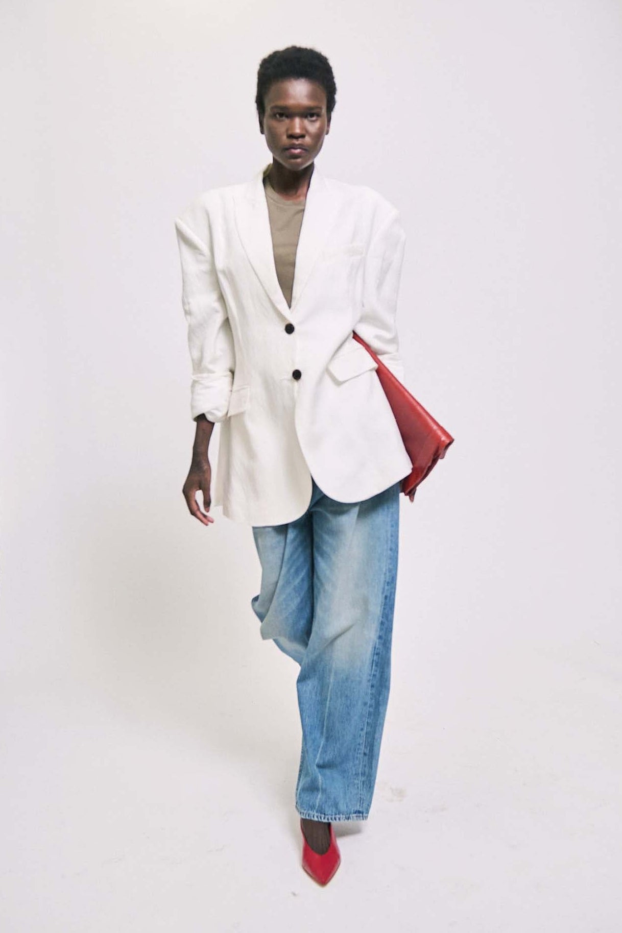 The Crop Loose in Deep Blue