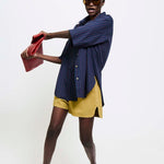 The Elbow Essential Shirt in Blue Red