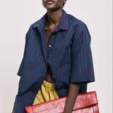 The Document Clutch in Red Snake