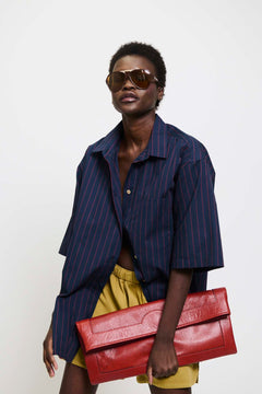 The Elbow Essential Shirt in Blue Red