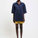 The Elbow Essential Shirt in Blue Red