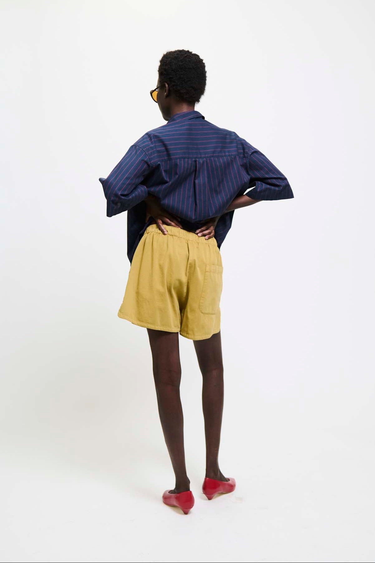 The Track Short in Tan