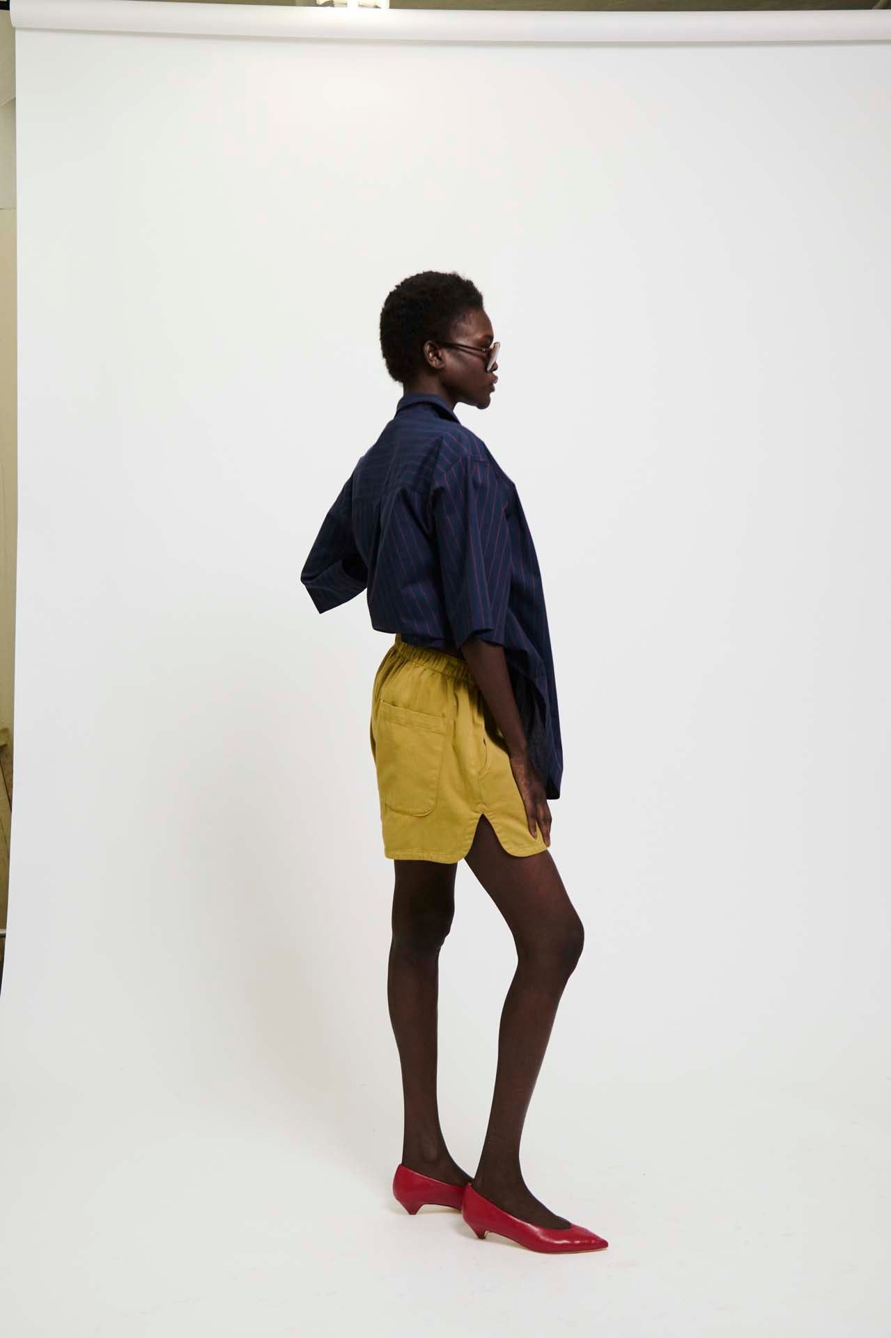 The Track Short in Tan